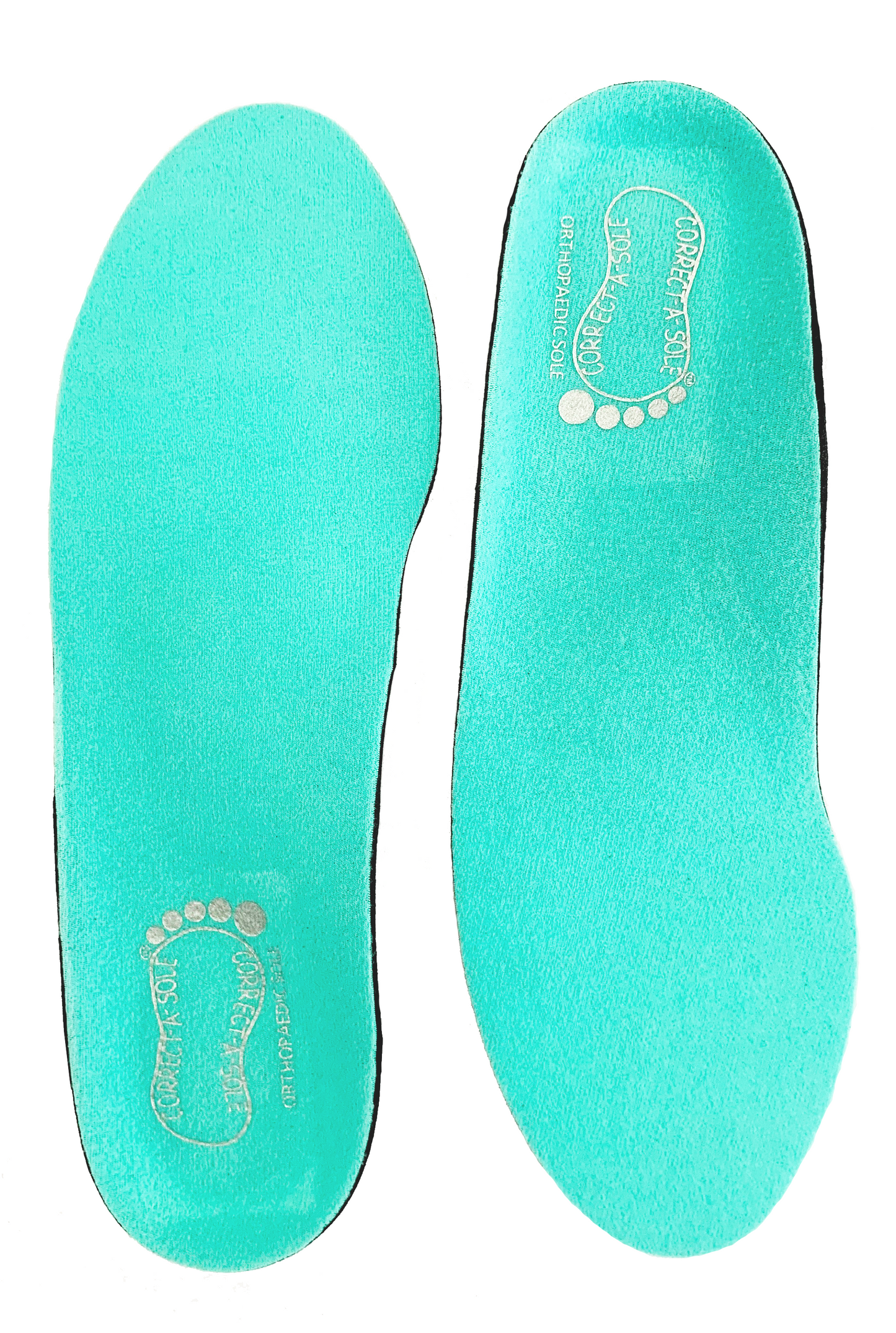 Correct-a-Sole® Insoles - Turquoise (front)