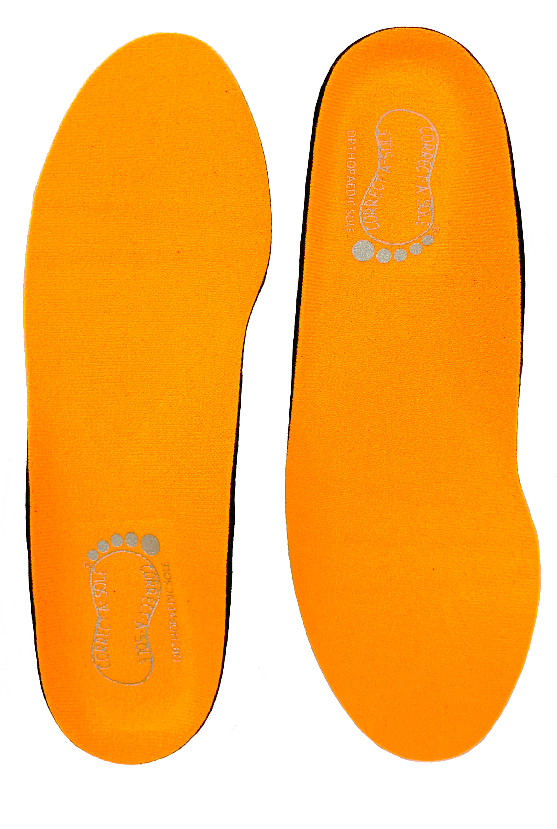 Correct-a-Sole® Insoles - Orange (front)