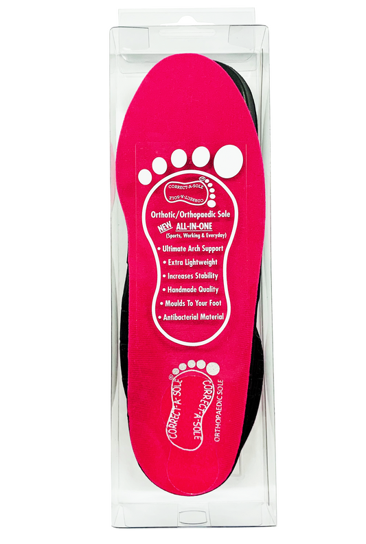 Correct-a-Sole® Insoles - Pink (front pack shot)