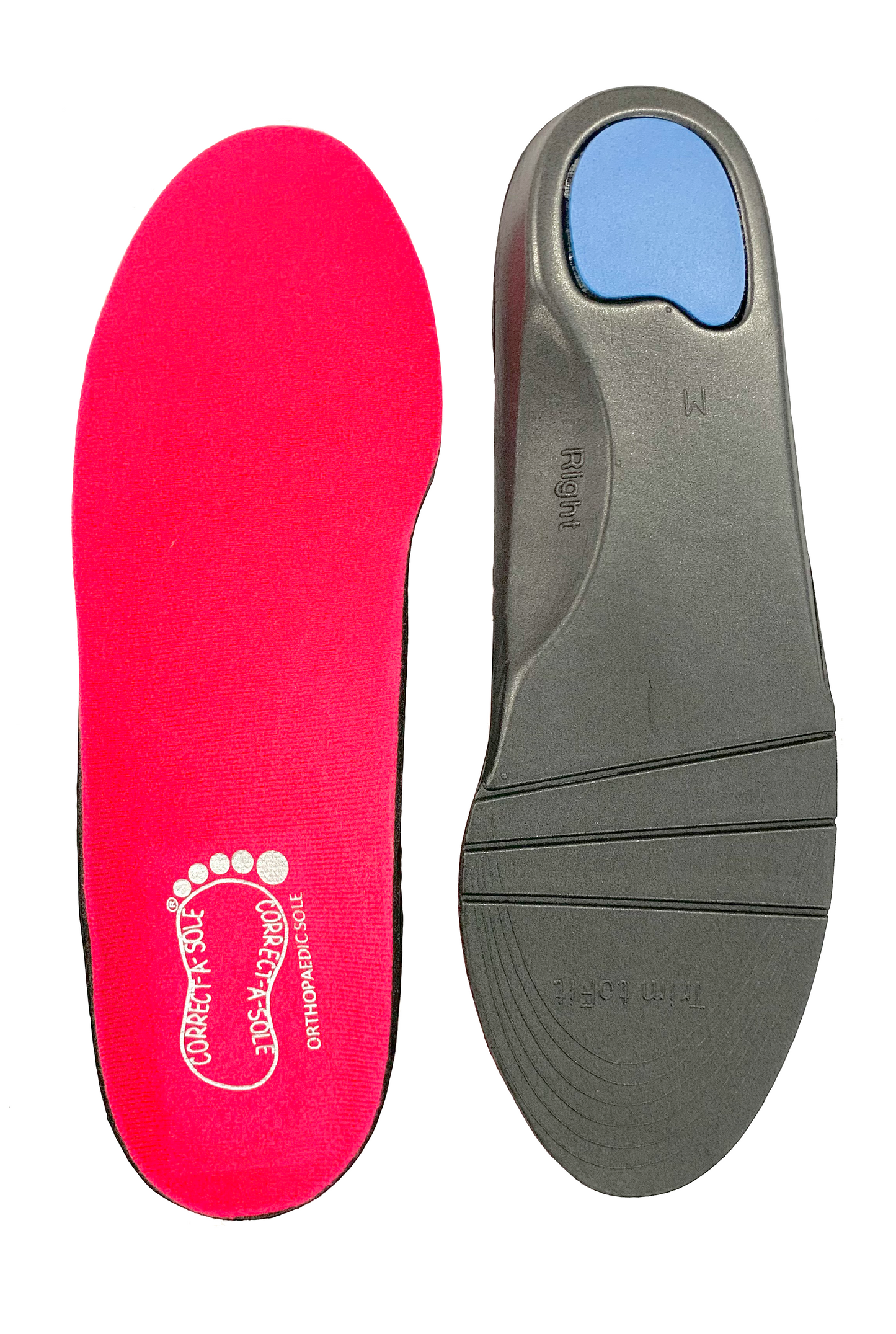 Correct-a-Sole® Insoles - Pink (front & back)