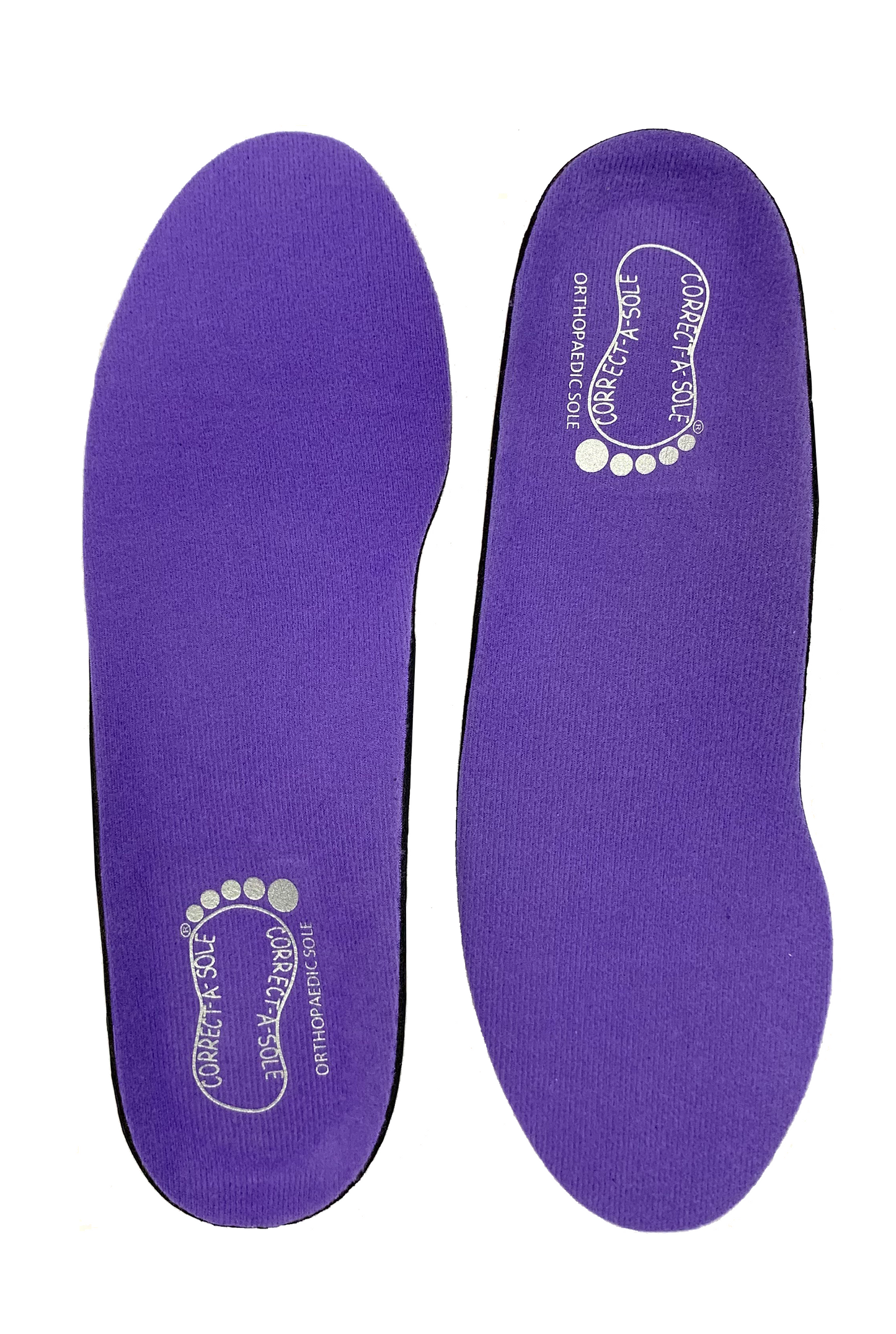 Correct-a-Sole® Insoles - Purple (front)